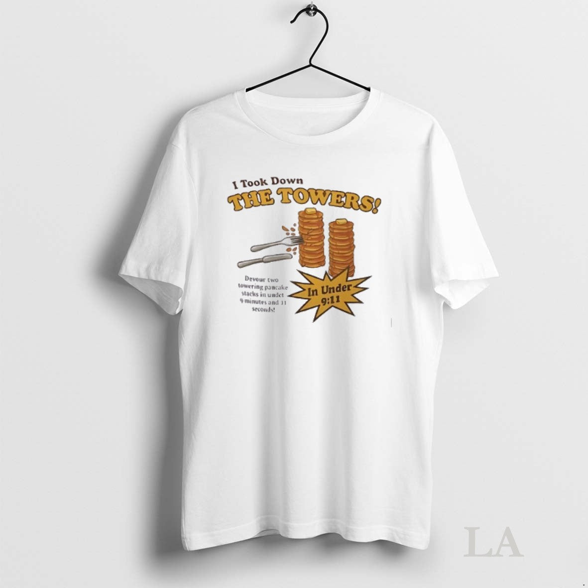 Original Devour Two Towering Pancake I Took Down The - Adult & Kids T-Shirts, Sweatshirts & Hoodies apparel design preview 1