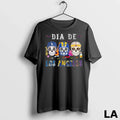 Original Dia De Los Angeles City Sports Sugar Skull - Adult & Kids T-Shirts, Sweatshirts & Hoodies apparel design preview 1