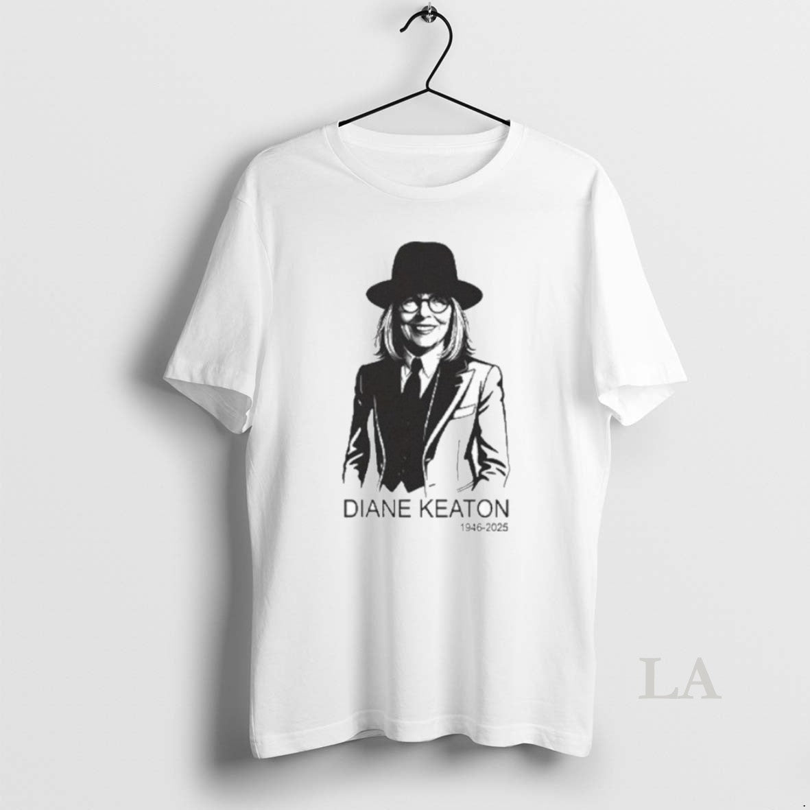 Original Diane Keaton 1946 2025 Legends Never Die - Adult & Kids T-Shirts, Sweatshirts & Hoodies apparel design preview 1