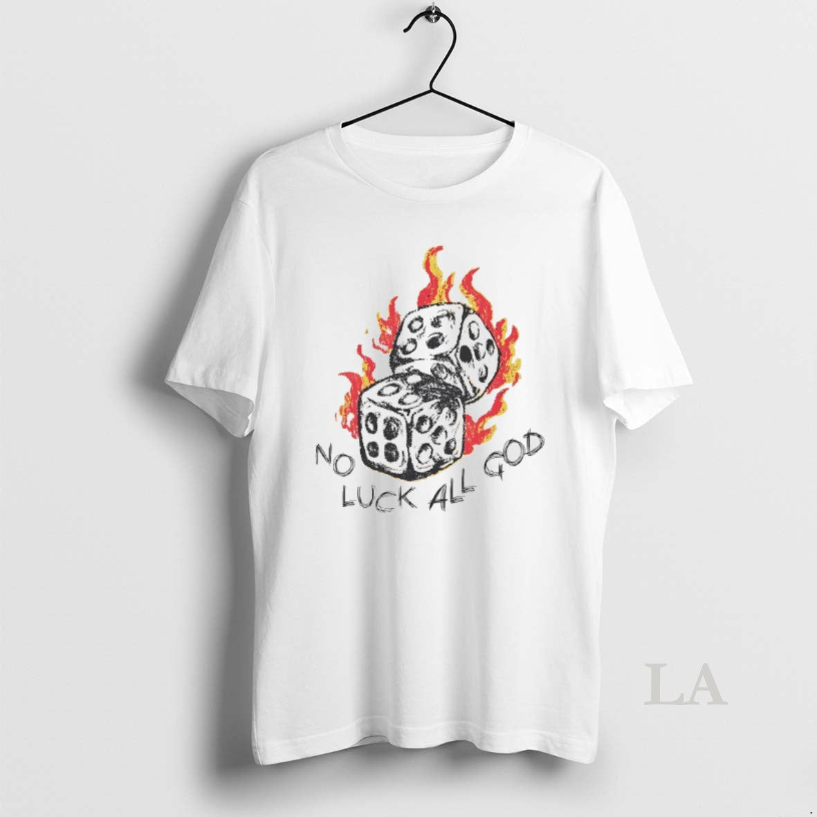 Original Dice No Luck All God - Adult & Kids T-Shirts, Sweatshirts & Hoodies apparel design preview 1