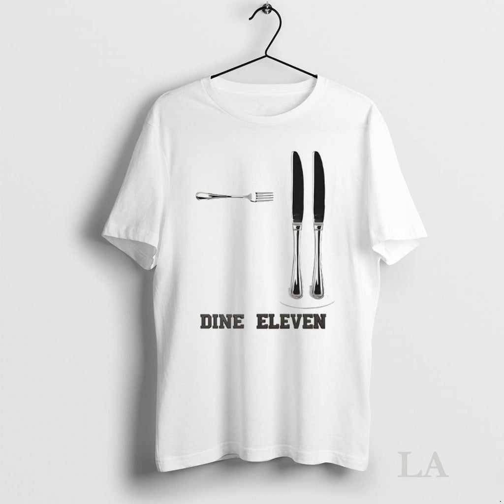 Original Dine Eleven Fork And Knife - Adult & Kids T-Shirts, Sweatshirts & Hoodies apparel design preview 1