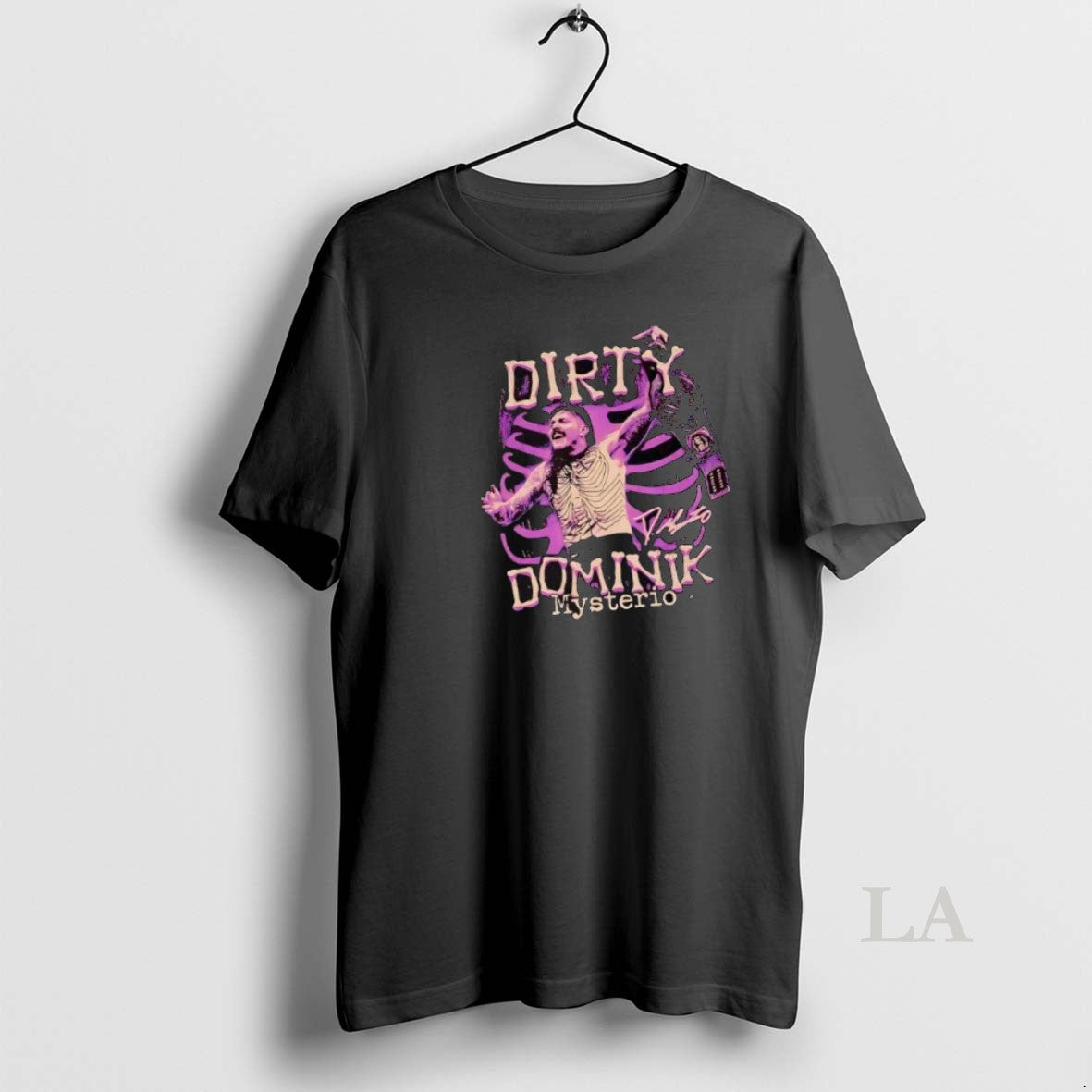 Original Dirty Dominik Mysterio Champion Flexing Belt - Adult & Kids T-Shirts, Sweatshirts & Hoodies apparel design preview 1