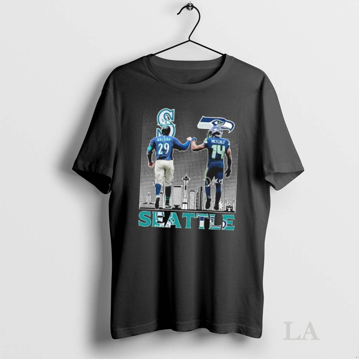 Original Dk Metcalf And Cal Raleigh Seattle - Adult & Kids T-Shirts, Sweatshirts & Hoodies apparel design preview 1