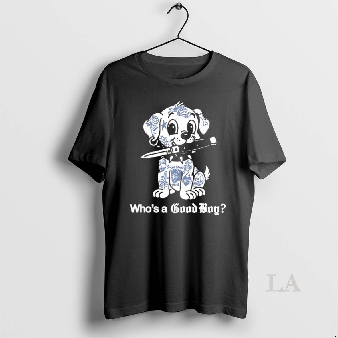 Original Dog Tatoo Whos A Good Boys - Adult & Kids T-Shirts, Sweatshirts & Hoodies apparel design preview 1