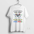 Original Dog With A Fuck Here And There I Dont Give - Adult & Kids T-Shirts, Sweatshirts & Hoodies apparel design preview 1