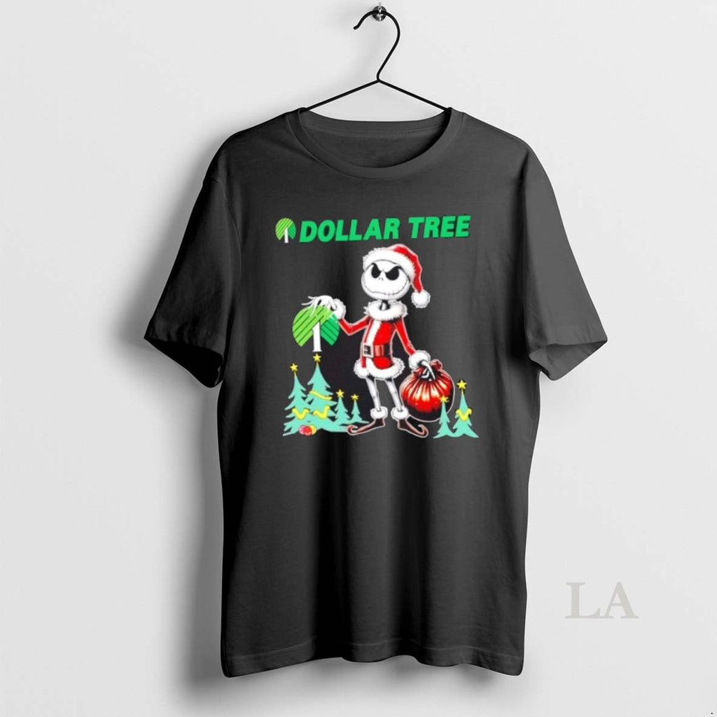 Original Dollar Tree X Jack Skellington Santa Isnt - Adult & Kids T-Shirts, Sweatshirts & Hoodies apparel design preview 1