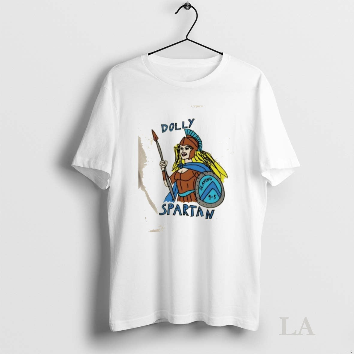 Original Dolly Spartan Art - Adult & Kids T-Shirts, Sweatshirts & Hoodies apparel design preview 1