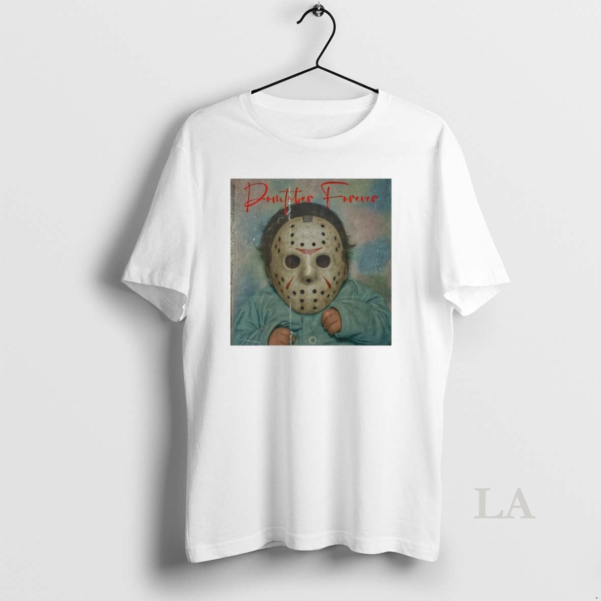 Original Domtober Forever Jason Voorhees Mask - Adult & Kids T-Shirts, Sweatshirts & Hoodies apparel design preview 1