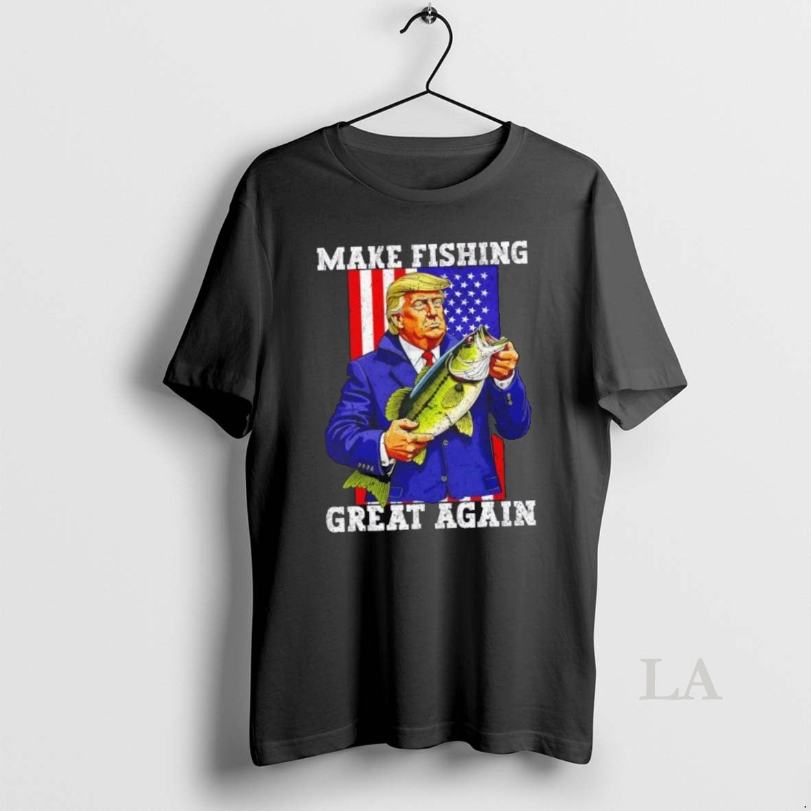 Original Donald Trump Make Fishing Great Again - Adult & Kids T-Shirts, Sweatshirts & Hoodies apparel design preview 1