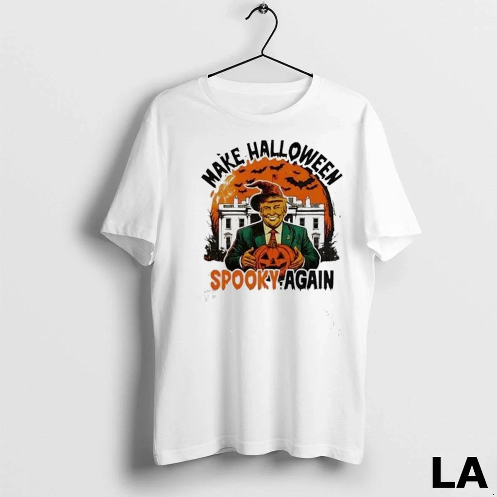 Original Donald Trump Make Halloween Spooky Again - Adult & Kids T-Shirts, Sweatshirts & Hoodies apparel design preview 1