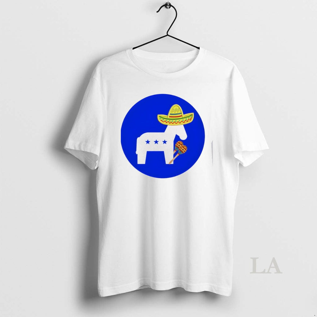 Original Donkey Republic Wearing Mexican Hat Cinco De - Adult & Kids T-Shirts, Sweatshirts & Hoodies apparel design preview 1