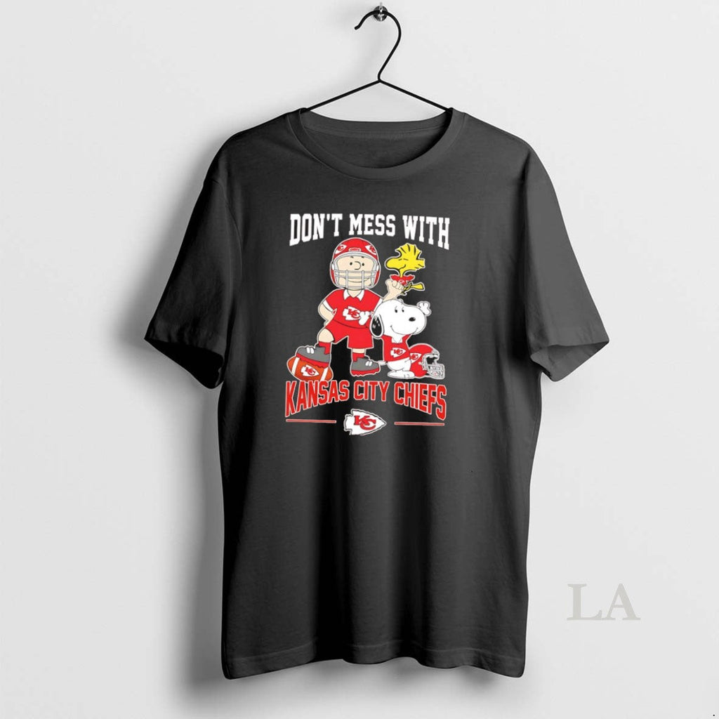 Original Dont Mess With Peanuts X Kansas City Chiefs - Adult & Kids T-Shirts, Sweatshirts & Hoodies apparel design preview 1