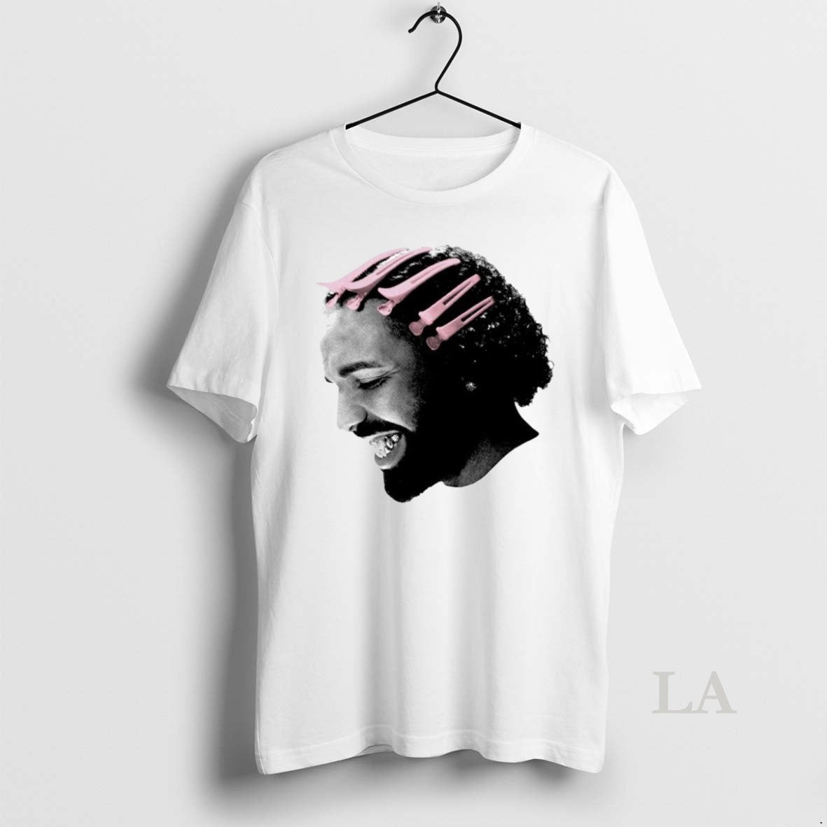 Original Drake Pink Clips Face Ornaments - Adult & Kids T-Shirts, Sweatshirts & Hoodies apparel design preview 1