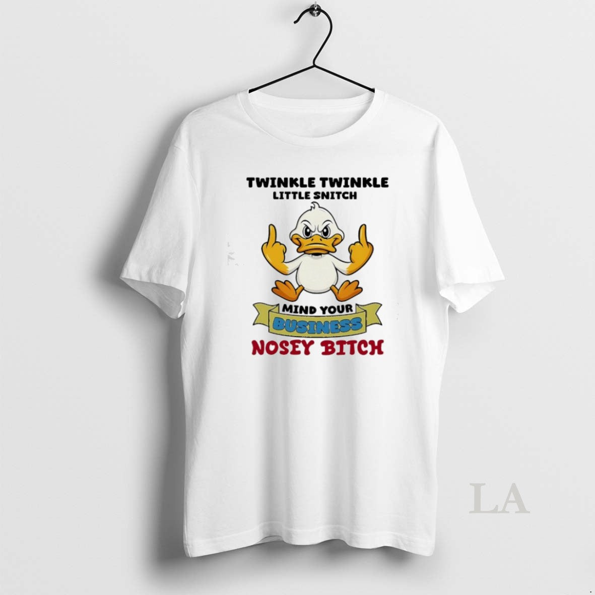 Original Duck Middle Finger Twinkle Little Snitch - Adult & Kids T-Shirts, Sweatshirts & Hoodies apparel design preview 1