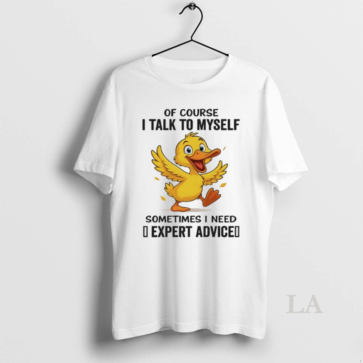 Original Duck Of Course I Talk To Myself Sometimes - Adult & Kids T-Shirts, Sweatshirts & Hoodies apparel design preview 1