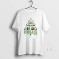 Original Durham Bulls X Peanuts Christmas Tree - Adult & Kids T-Shirts, Sweatshirts & Hoodies apparel design preview 1