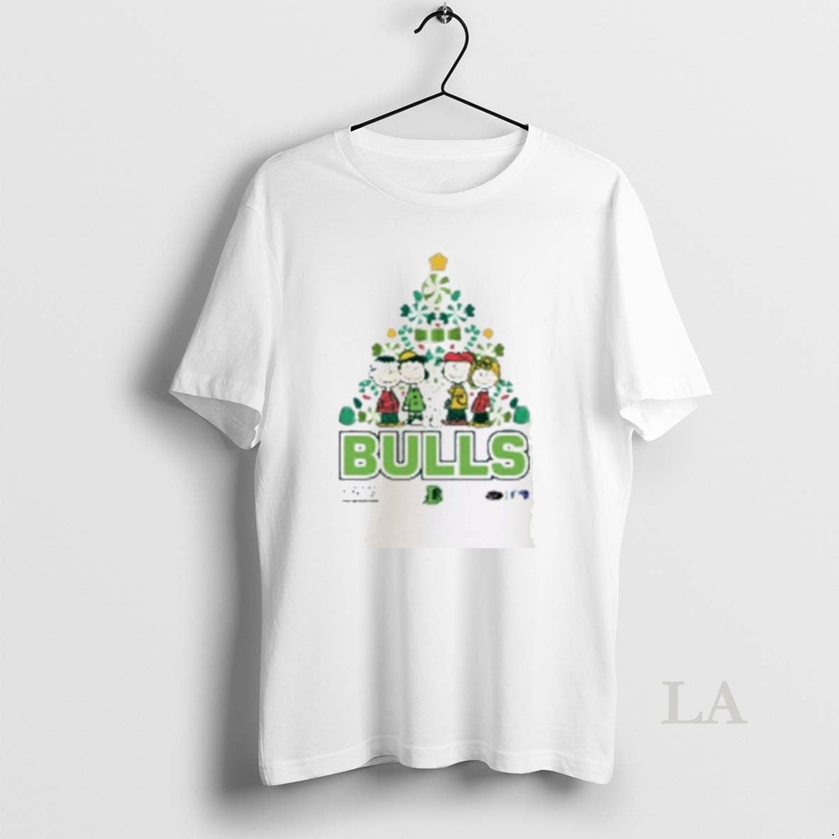 Original Durham Bulls X Peanuts Christmas Tree - Adult & Kids T-Shirts, Sweatshirts & Hoodies apparel design preview 1