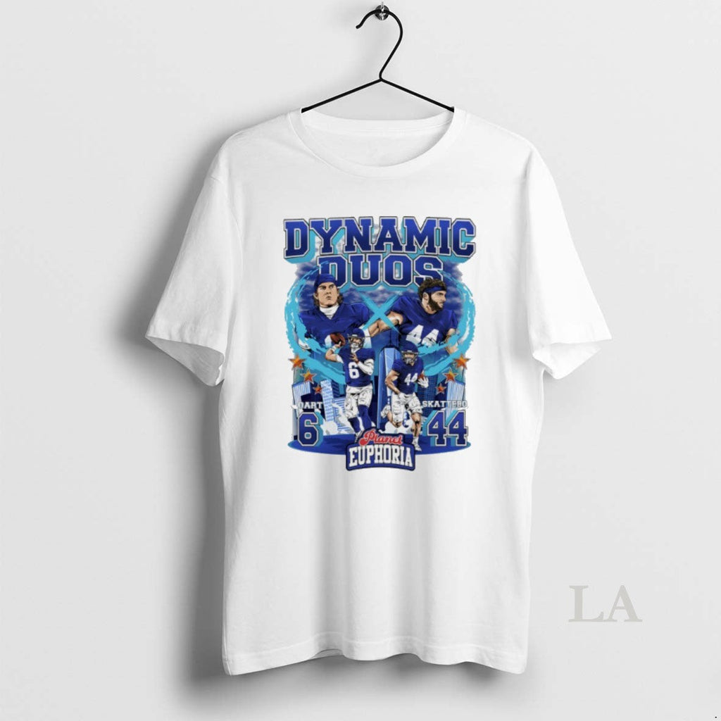 Original Dynamic Duos Jaxson Dart And Cam Skattebo - Adult & Kids T-Shirts, Sweatshirts & Hoodies apparel design preview 1