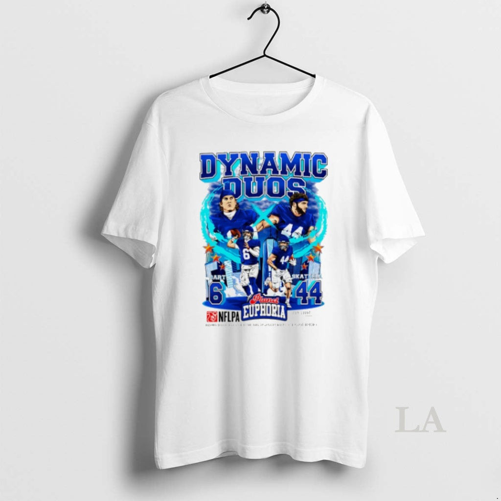 Original Dynamic Duos New York Giants Jaxson Dart And - Adult & Kids T-Shirts, Sweatshirts & Hoodies apparel design preview 1