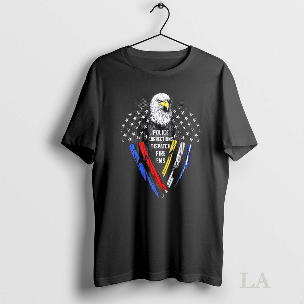 Original Eagle Police Corrections Dispatch Fire Ems - Adult & Kids T-Shirts, Sweatshirts & Hoodies apparel design preview 1