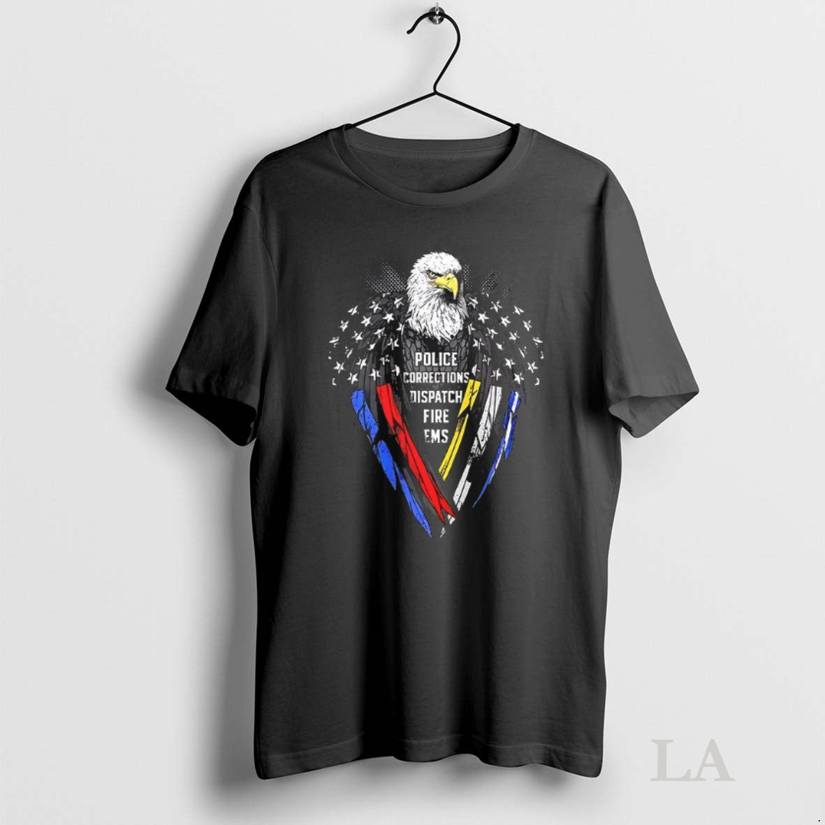 Original Eagle Police Corrections Dispatch Fire Ems - Adult & Kids T-Shirts, Sweatshirts & Hoodies apparel design preview 1