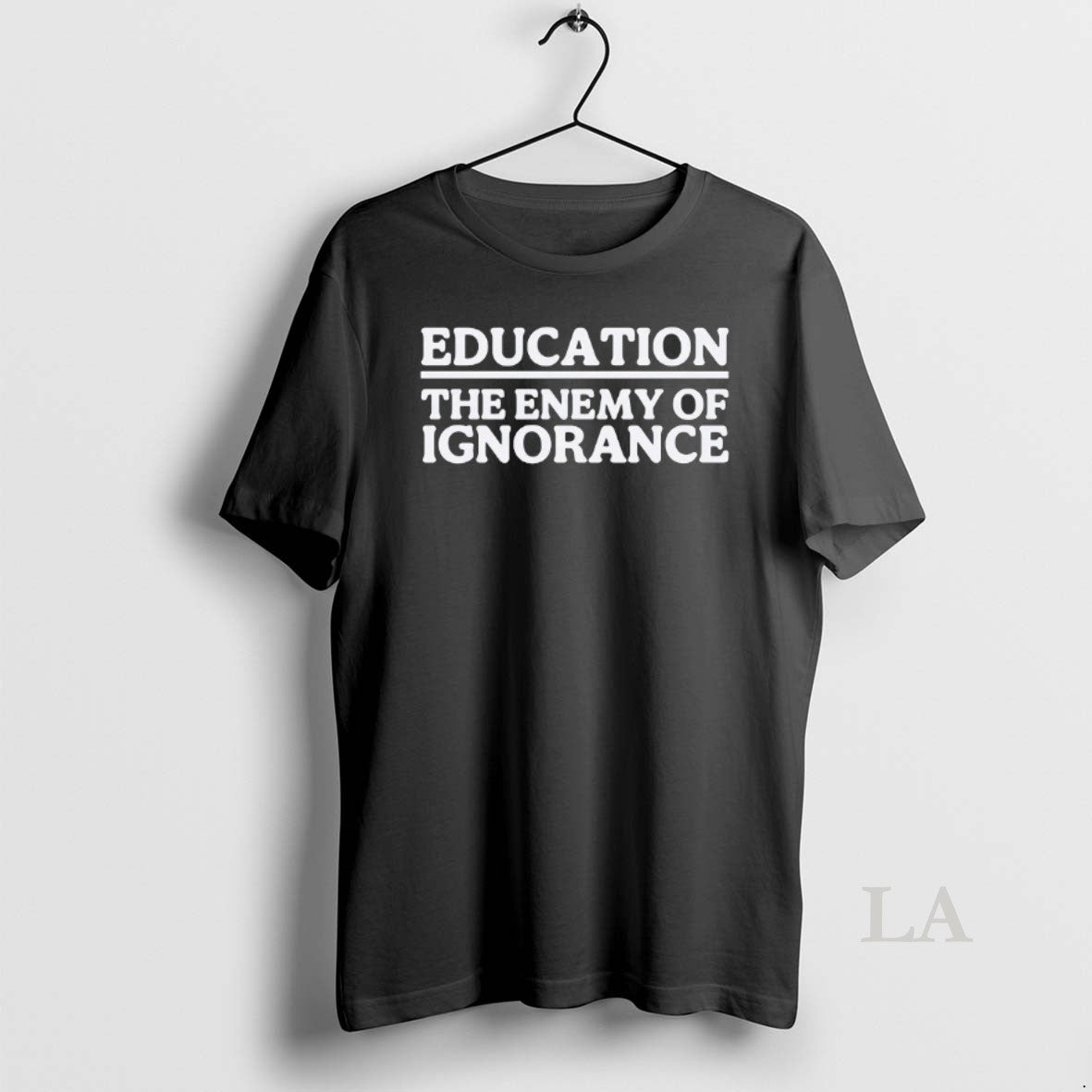 Original Education The Enemy Of Ignorance - Adult & Kids T-Shirts, Sweatshirts & Hoodies apparel design preview 1
