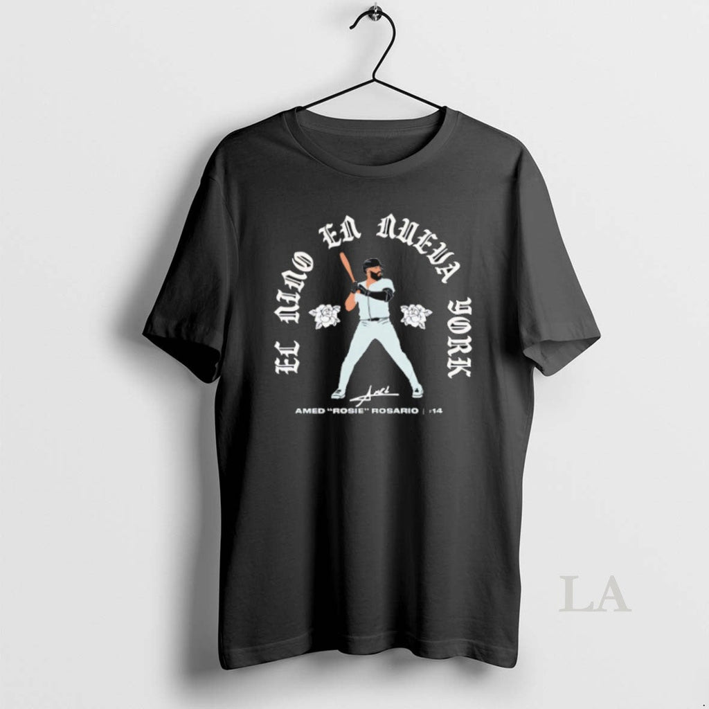 Original El Nino En Nueva York Amed Rosario Rosie Ny - Adult & Kids T-Shirts, Sweatshirts & Hoodies apparel design preview 1