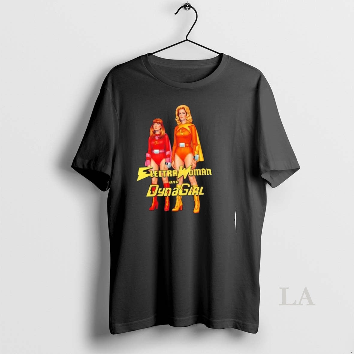 Original Electra Woman And Dyna Girl 1976 - Adult & Kids T-Shirts, Sweatshirts & Hoodies apparel design preview 1