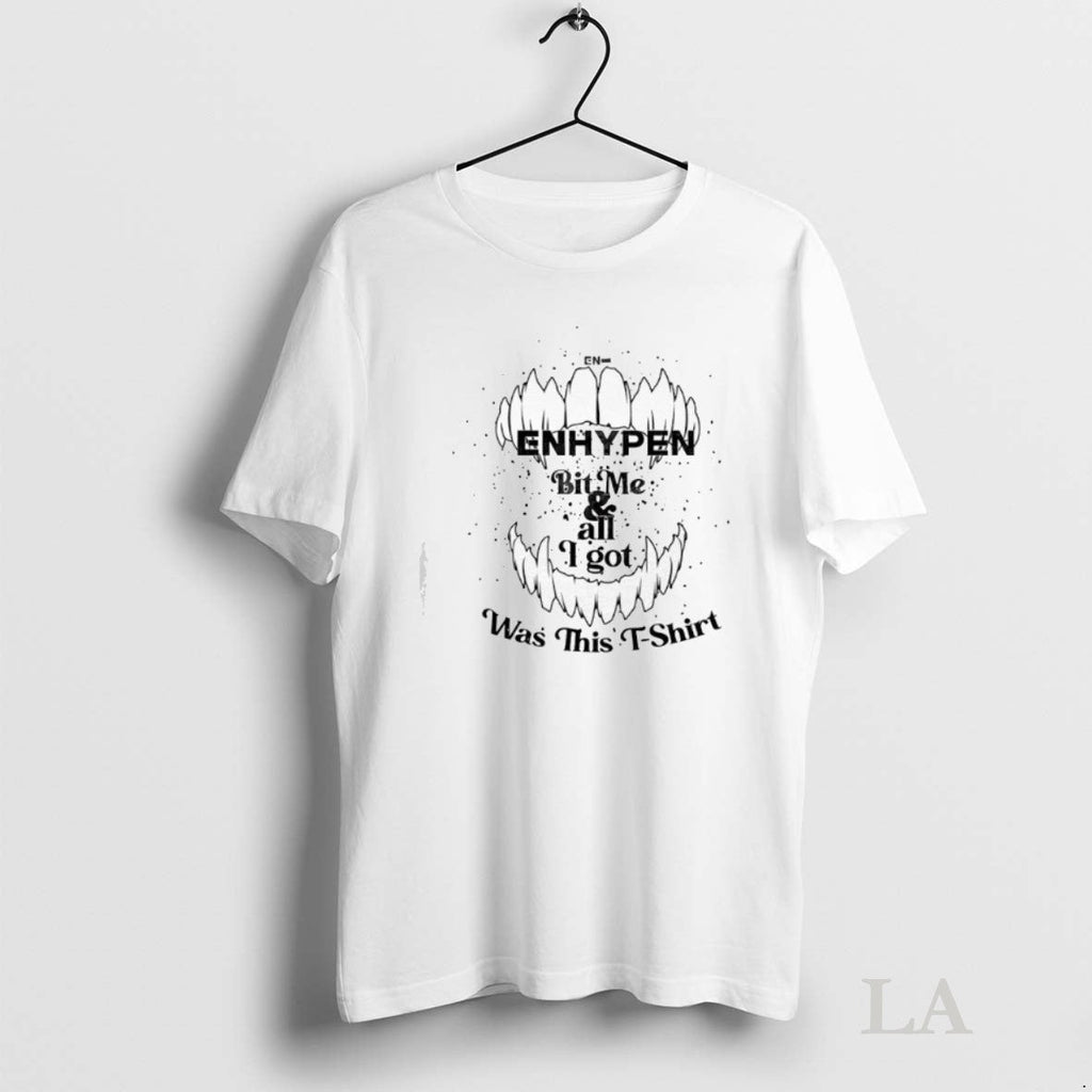 Original En Enhypen Bit Me All I Got Was This - Adult & Kids T-Shirts, Sweatshirts & Hoodies apparel design preview 1