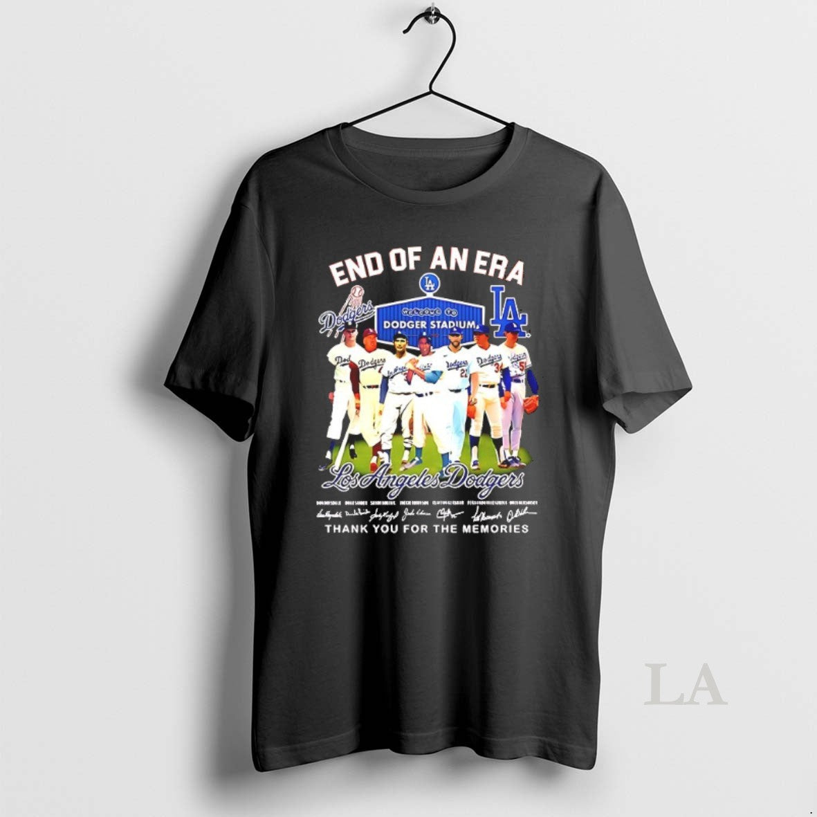 Original End Of An Era Los Angeles Dodgers Baseball - Adult & Kids T-Shirts, Sweatshirts & Hoodies apparel design preview 1