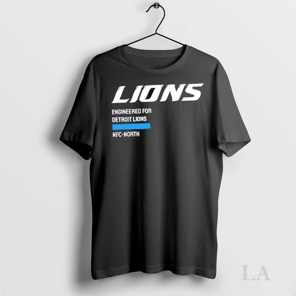 Original Engineered For Detroit Lions Nfc North - Adult & Kids T-Shirts, Sweatshirts & Hoodies apparel design preview 1
