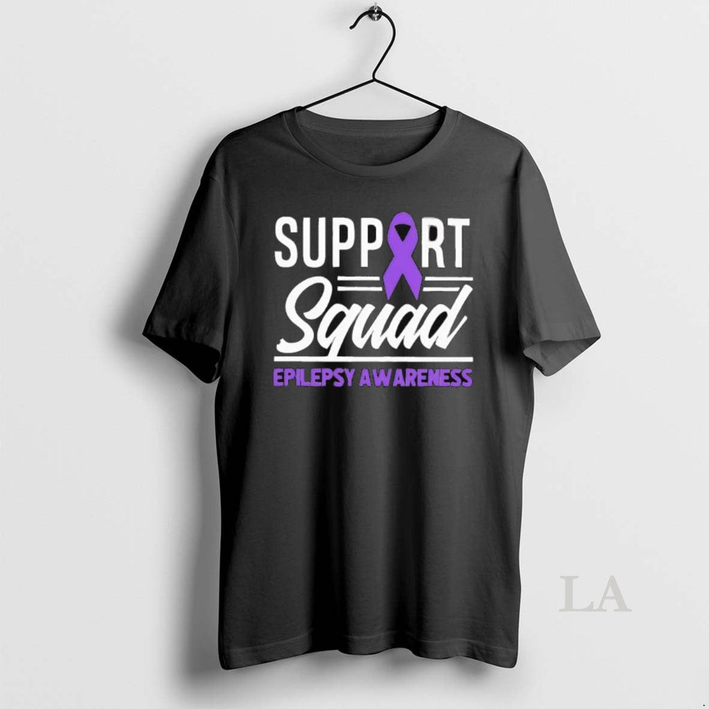 Original Epilepsy Awareness Support Squad - Adult & Kids T-Shirts, Sweatshirts & Hoodies apparel design preview 1