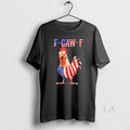 Original F Caw America Flag Chicken - Adult & Kids T-Shirts, Sweatshirts & Hoodies apparel design preview 1