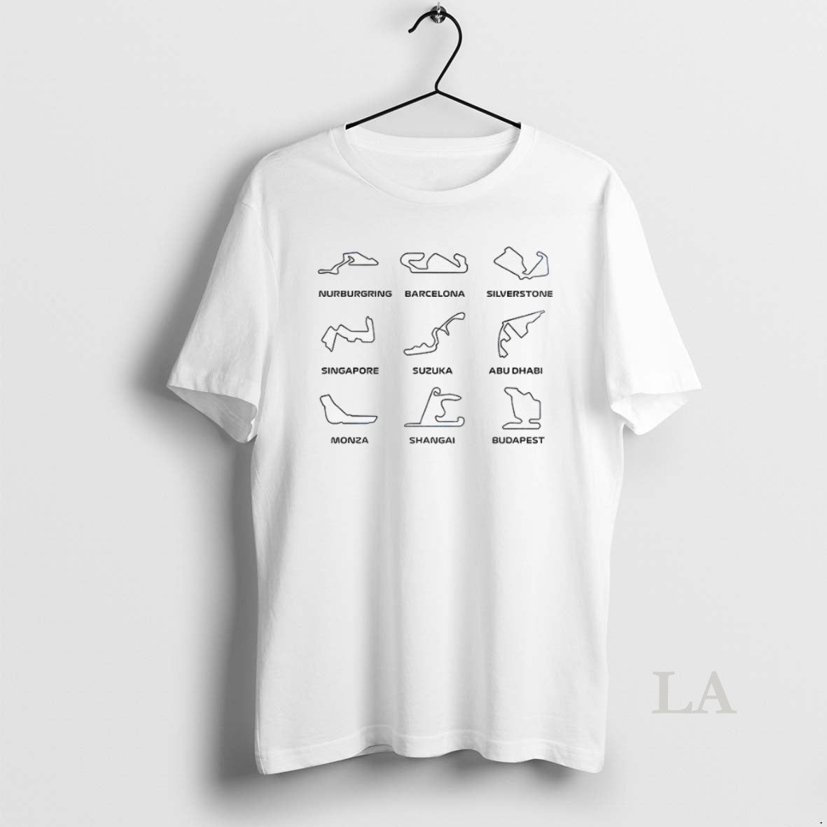 Original F1 Track Circuit Bundle Motorsport Art For - Adult & Kids T-Shirts, Sweatshirts & Hoodies apparel design preview 1