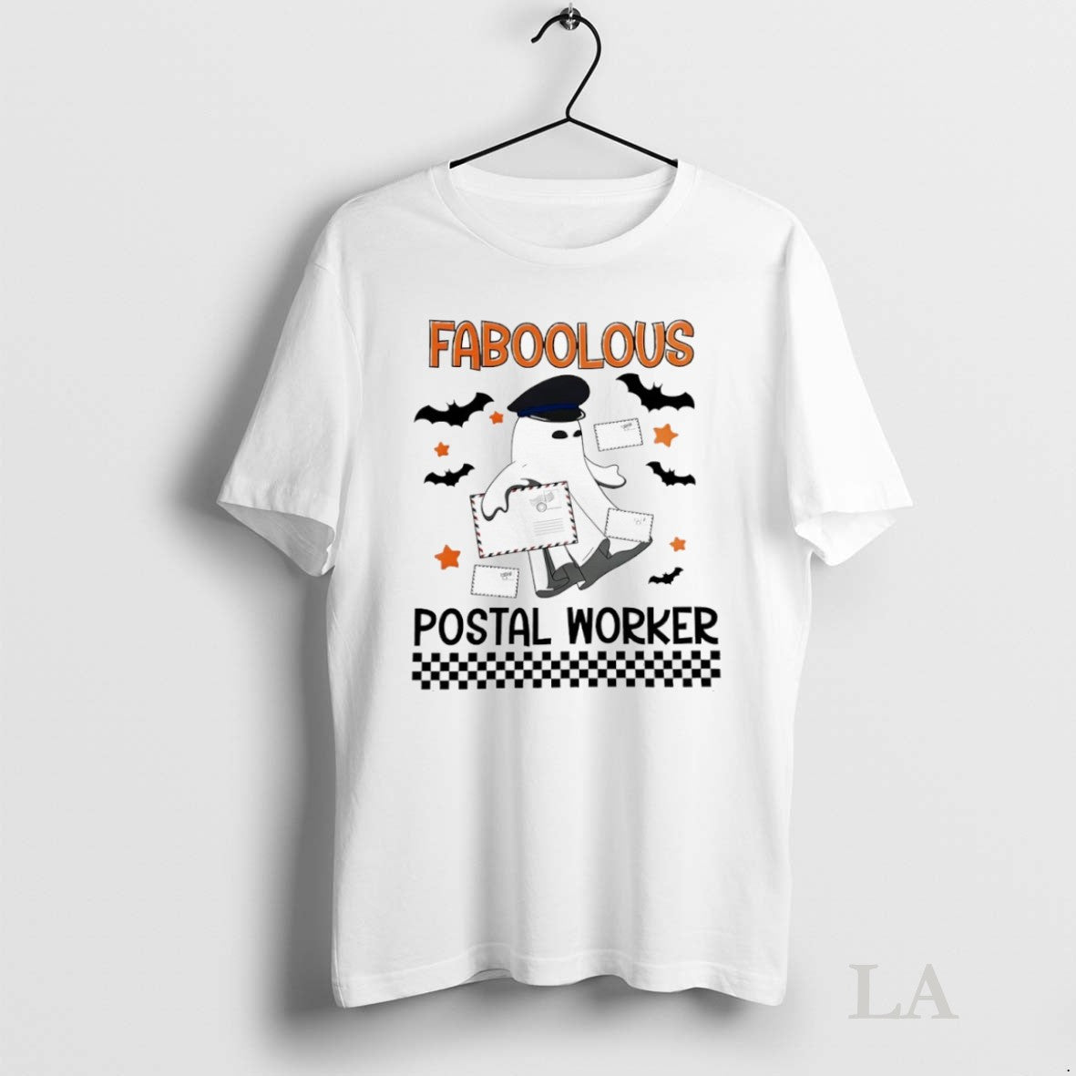 Original Fab Boo Lous Postal Worker Halloween - Adult & Kids T-Shirts, Sweatshirts & Hoodies apparel design preview 1