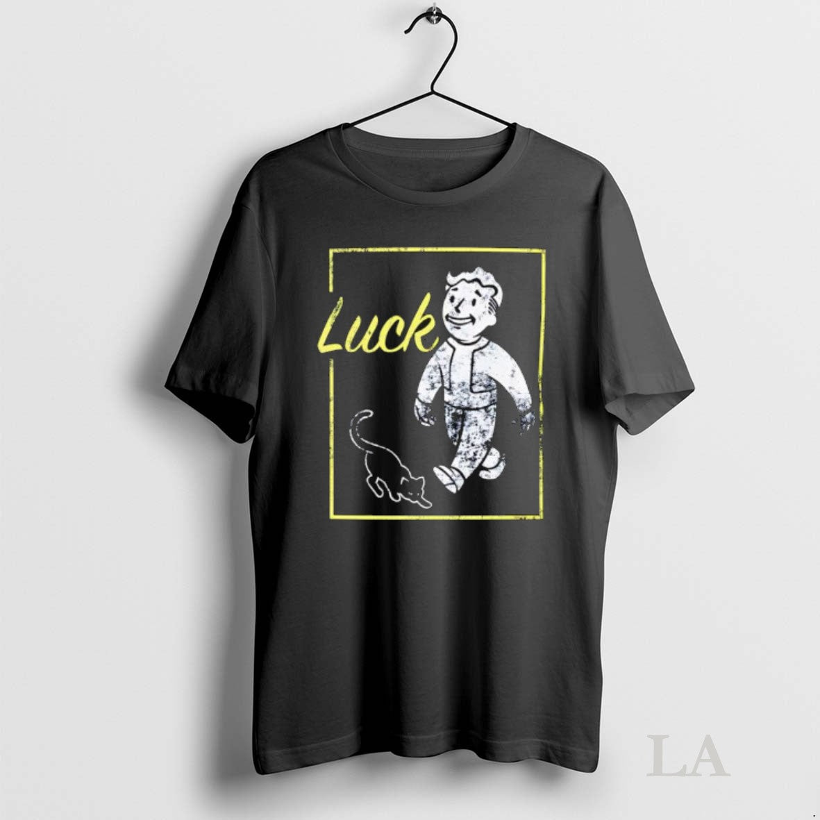 Original Fallout Luck Cat - Adult & Kids T-Shirts, Sweatshirts & Hoodies apparel design preview 1