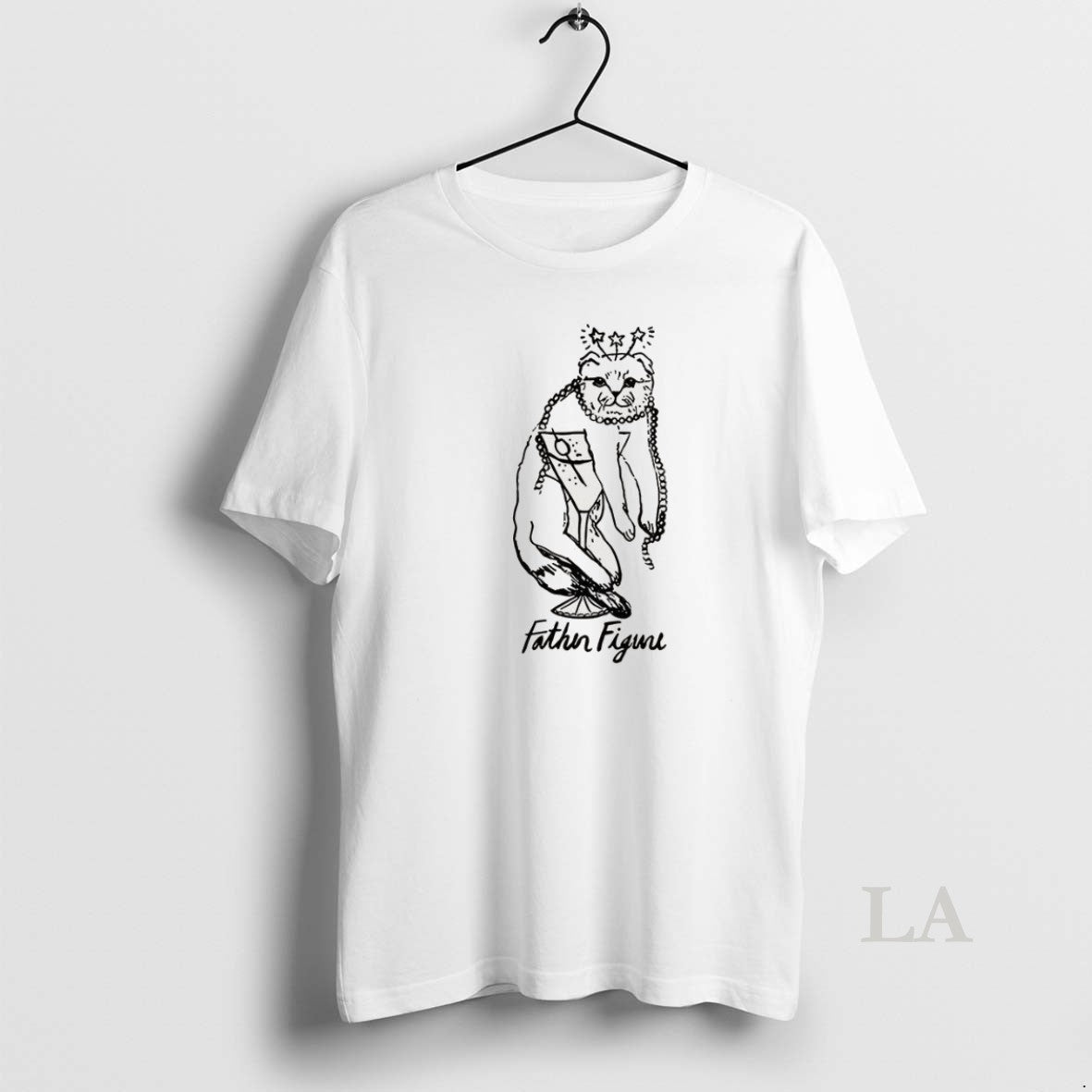 Original Father Figure Cat - Adult & Kids T-Shirts, Sweatshirts & Hoodies apparel design preview 1