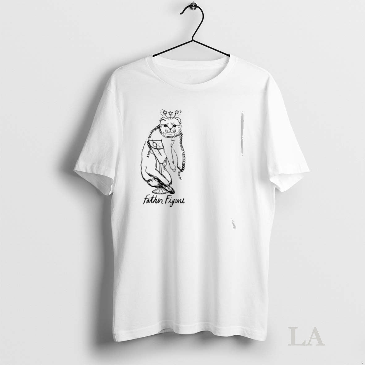 Original Father Figure Cat Draw - Adult & Kids T-Shirts, Sweatshirts & Hoodies apparel design preview 1
