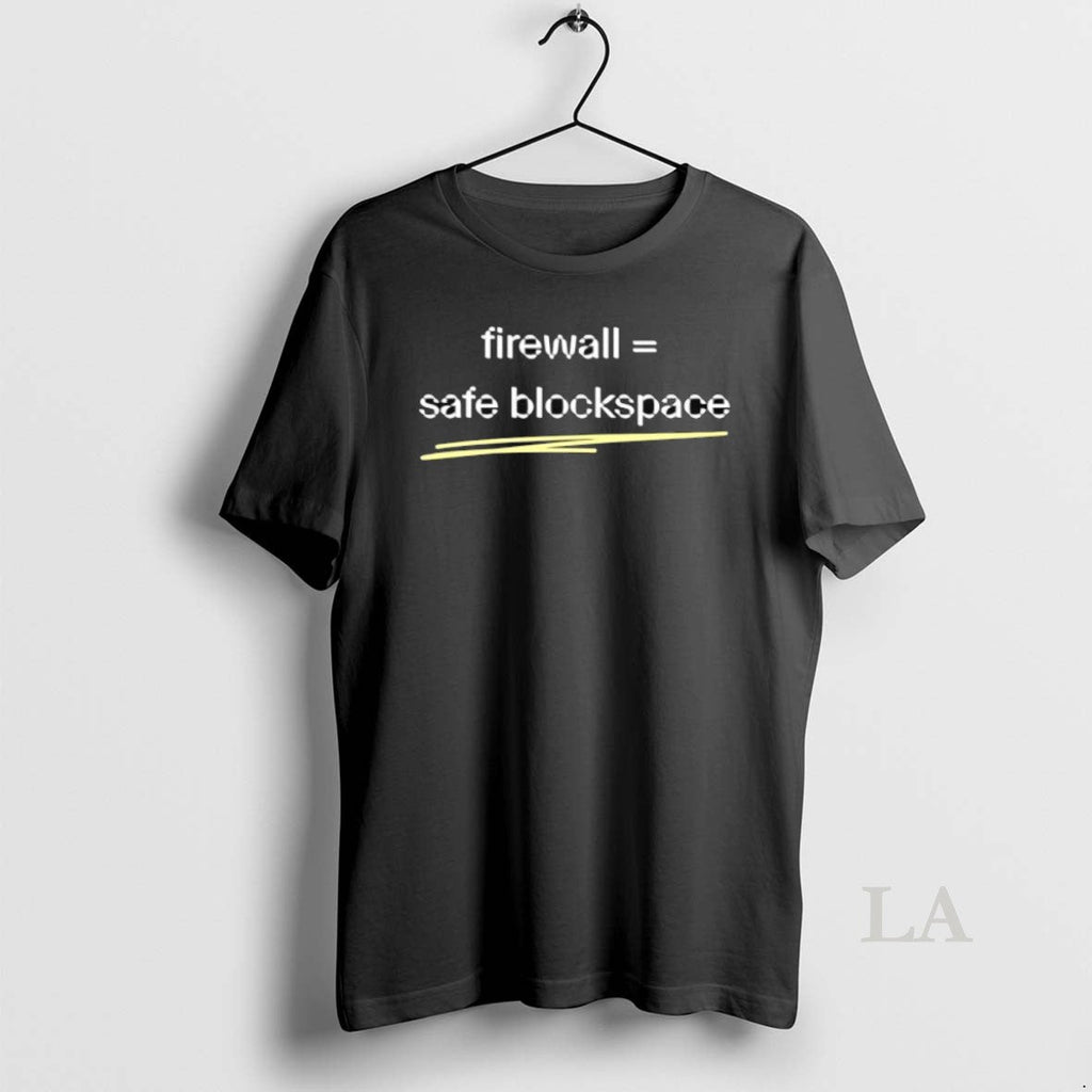 Original Firewall Safe Blockspace - Adult & Kids T-Shirts, Sweatshirts & Hoodies apparel design preview 1