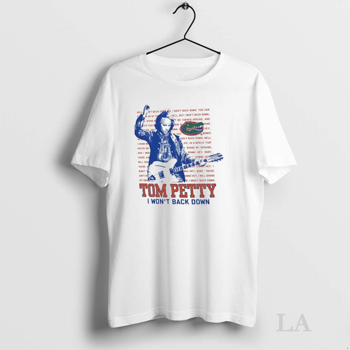 Original Florida Gators Tom Petty I Wont Back Down - Adult & Kids T-Shirts, Sweatshirts & Hoodies apparel design preview 1