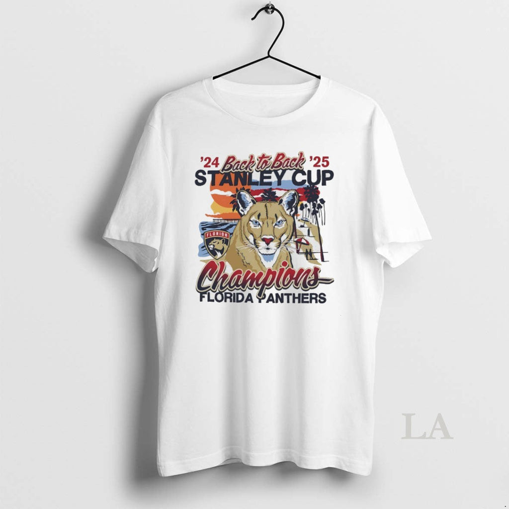 Original Florida Panthers 24 25 Back To Stanley Cup - Adult & Kids T-Shirts, Sweatshirts & Hoodies apparel design preview 1