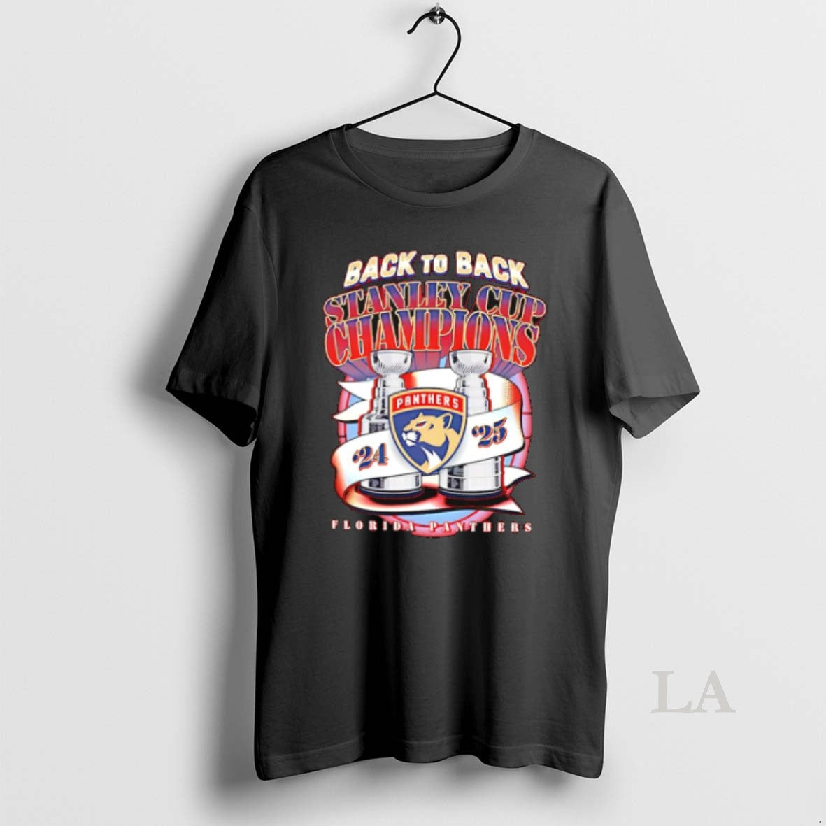 Original Florida Panthers Champions Back To Double - Adult & Kids T-Shirts, Sweatshirts & Hoodies apparel design preview 1