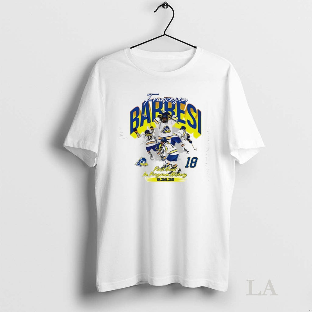 Original Francesca Barresi Delaware Ice Hockey First - Adult & Kids T-Shirts, Sweatshirts & Hoodies apparel design preview 1