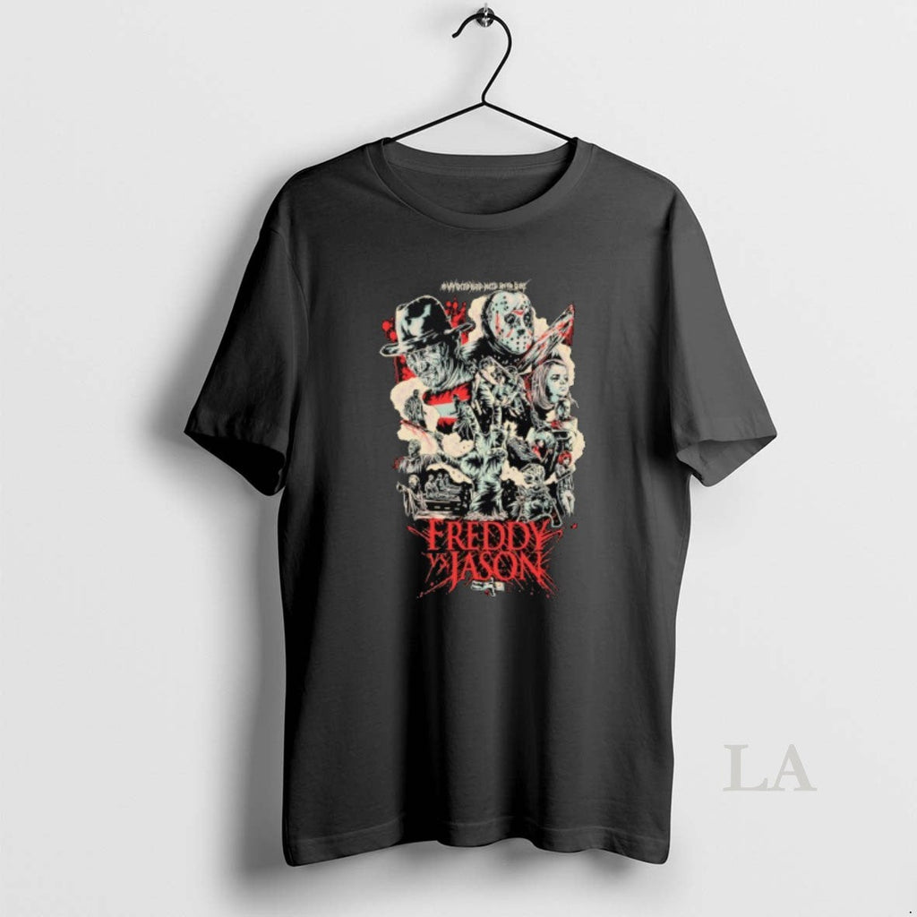 Original Freddy Krueger And Jason Voorhees He May Get - Adult & Kids T-Shirts, Sweatshirts & Hoodies apparel design preview 1