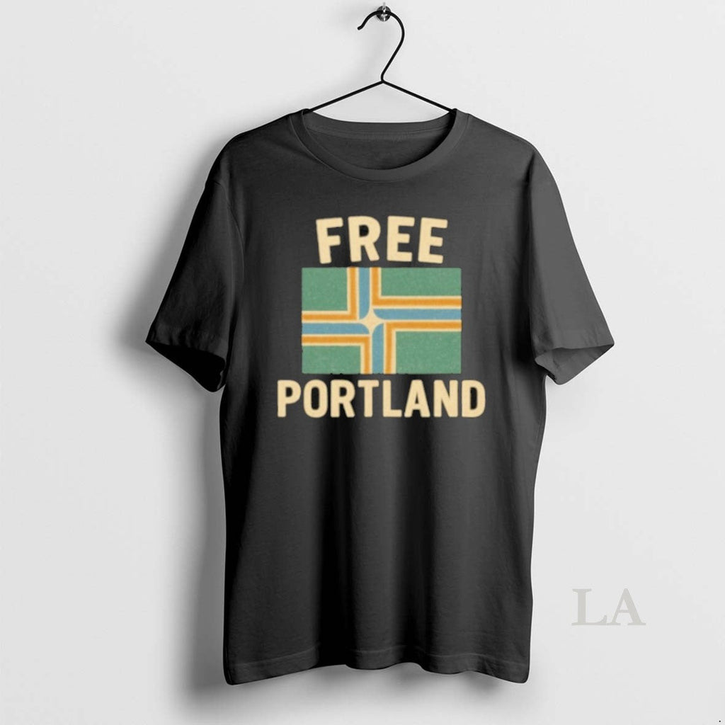 Original Free Portland Anti Ice In - Adult & Kids T-Shirts, Sweatshirts & Hoodies apparel design preview 1