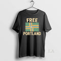 Original Free Portland Anti Ice In - Adult & Kids T-Shirts, Sweatshirts & Hoodies apparel design preview 1