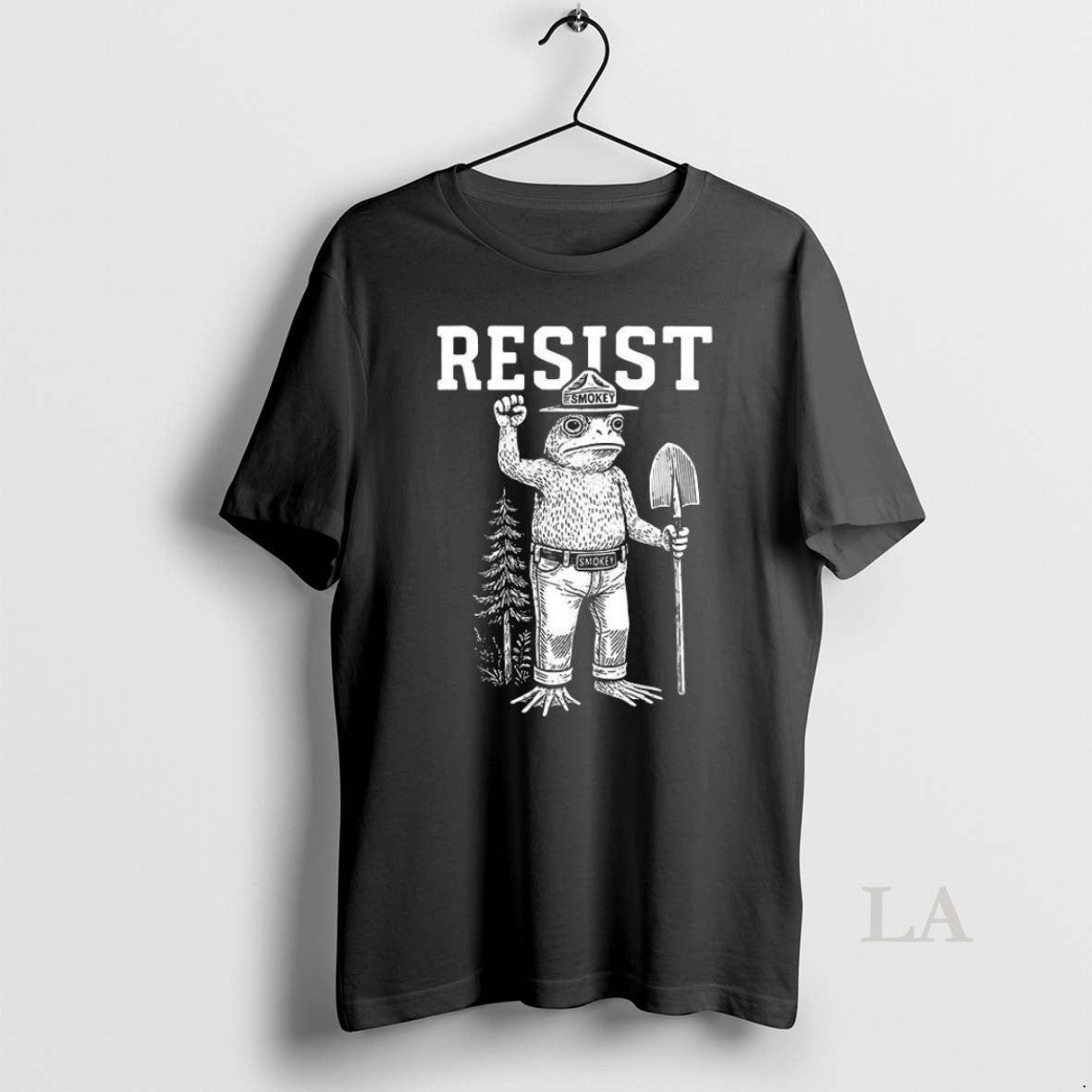 Original Free Portland Frog Resist Hat Smokey - Adult & Kids T-Shirts, Sweatshirts & Hoodies apparel design preview 1