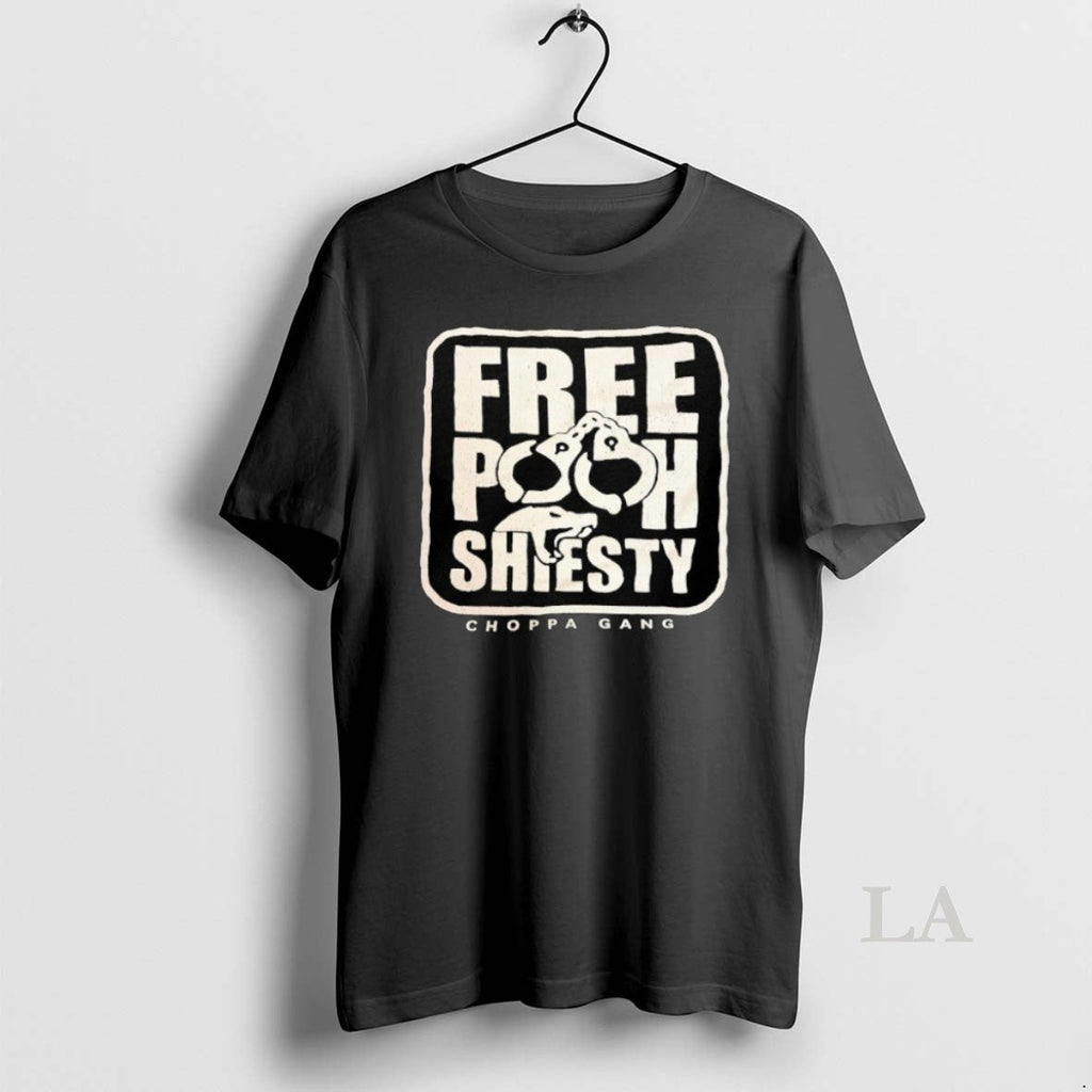 Original Free Pooh Shiesty Choppa Gang - Adult & Kids T-Shirts, Sweatshirts & Hoodies apparel design preview 1