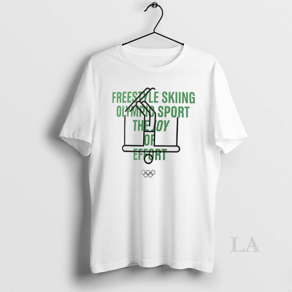 Original Freestyle Skiing Olympic 2026 Sport The Joy - Adult & Kids T-Shirts, Sweatshirts & Hoodies apparel design preview 1
