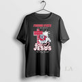 Original Fresno State In My Vein Mascot Jesus Heart - Adult & Kids T-Shirts, Sweatshirts & Hoodies apparel design preview 1